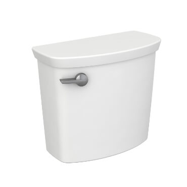 Main product image of Glenwall VorMax 1.28 gpf/4.8 Lpf Left-Hand Trip Lever EverClean Tank