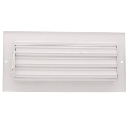 Main product image of 10" x 4" (Wall Opening Size) White Three-Way Sidewall/Ceiling Register (683 Series)