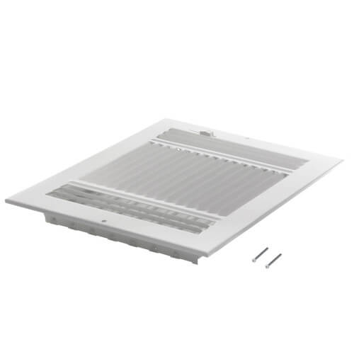 Main product image of 10" x 8" (Wall Opening Size) White Three-Way Sidewall/Ceiling Register (683 Series)