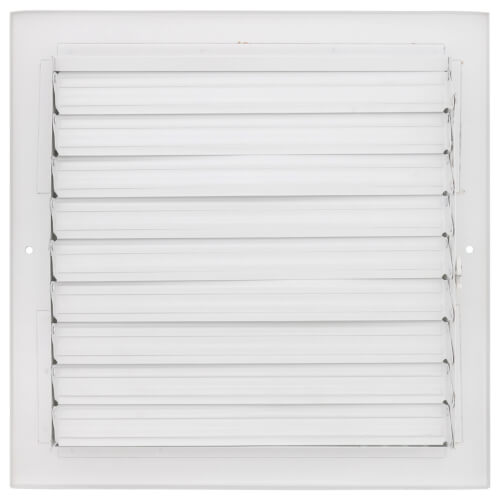 Main product image of 10" x 10" (Wall Opening Size) White Three-Way Sidewall/Ceiling Register (683 Series)
