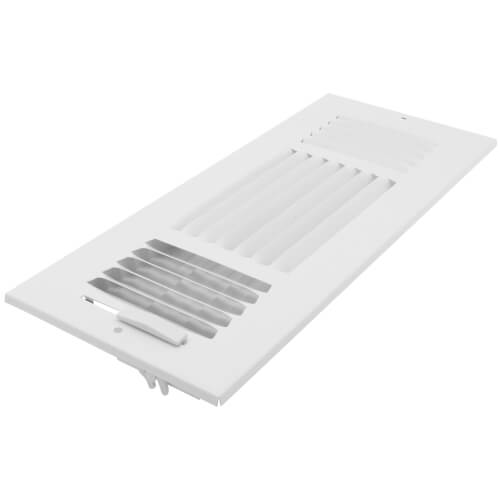 Main product image of 12" x 4" (Wall Opening Size) White 3-Way Sidewall/Ceiling Register (683 Series)
