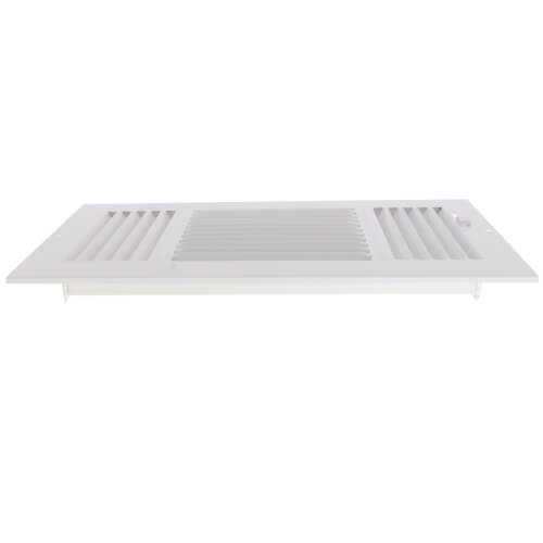 Main product image of 12" x 6" (Wall Opening Size) White Three-Way Sidewall/Ceiling Register (683 Series)