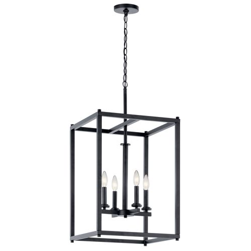 Main product image of Crosby 4 Light Foyer Pendant (Black)