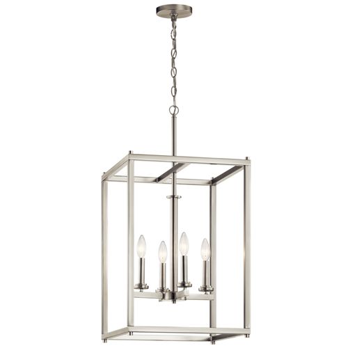 Main product image of Crosby 31" 4 Light Foyer Pendant (Brushed Nickel)