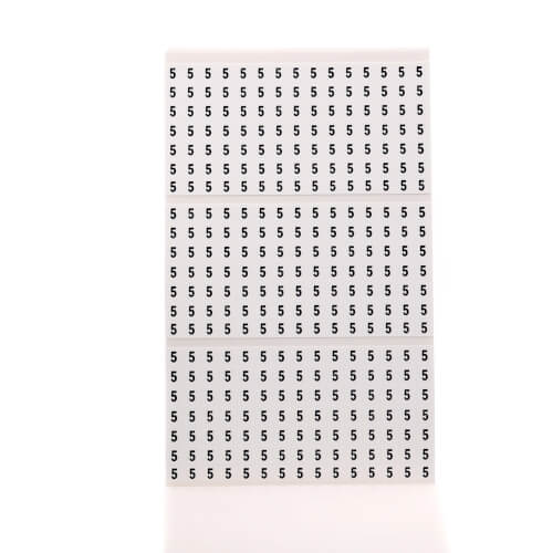 Main product image of Wire Marker Booklet Legend: 0-9 (10 Page Book)