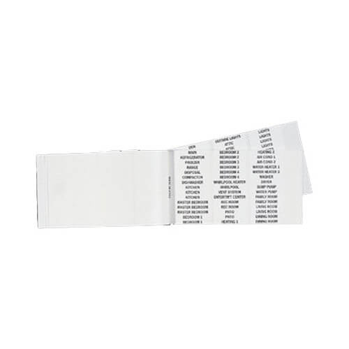 Main product image of Assorted Load Wire Marker Book with Center Legends