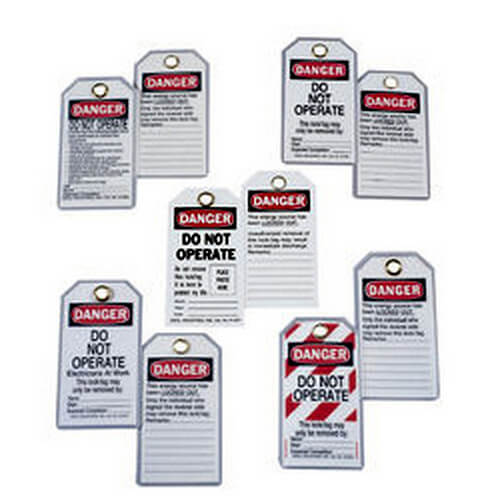 Main product image of Heavy-Duty Laminated Lockout Tag (Card of 5)
