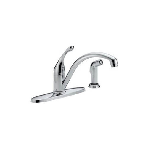 Main product image of Single Handle Kitchen Faucet with Spray (Chrome), 440-DST
