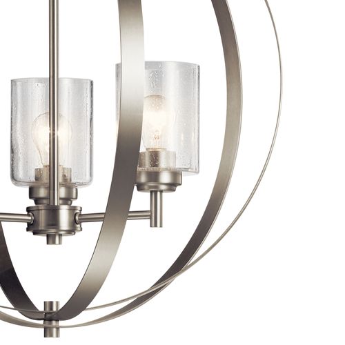 Main product image of Winslow 3 Light Chandelier (Brushed Nickel)