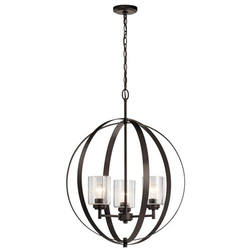 Main product image of Winslow 3 Light Orb Chandelier (Olde Bronze)