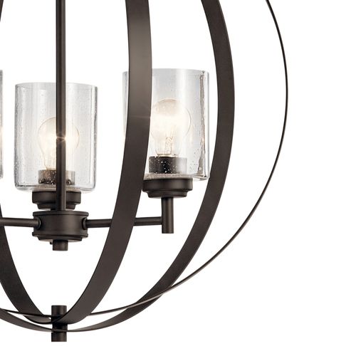 Main product image of Winslow 3 Light Orb Chandelier (Olde Bronze)