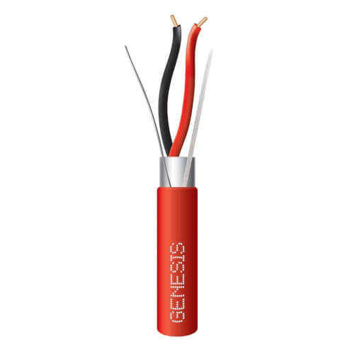 Main product image of 1000 ft - 16/2 Shielded CL3R (PVC) Fire Alarm Cable - Red, Reel