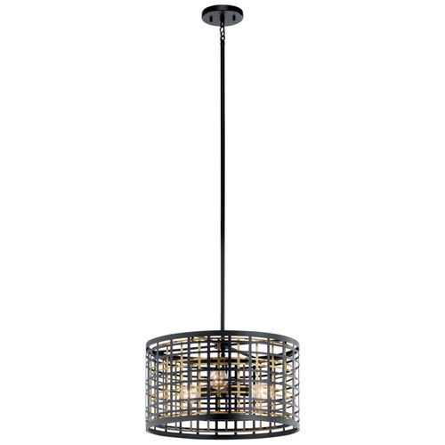 Main product image of Aldergate 3 Light Convertible Pendant (Black)