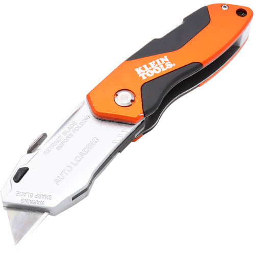 44130 - Klein Tools 44130 - Auto-Loading Folding Retractable Utility Knife