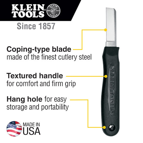 Main product image of 6-1/4" Cable Splicer's Knife