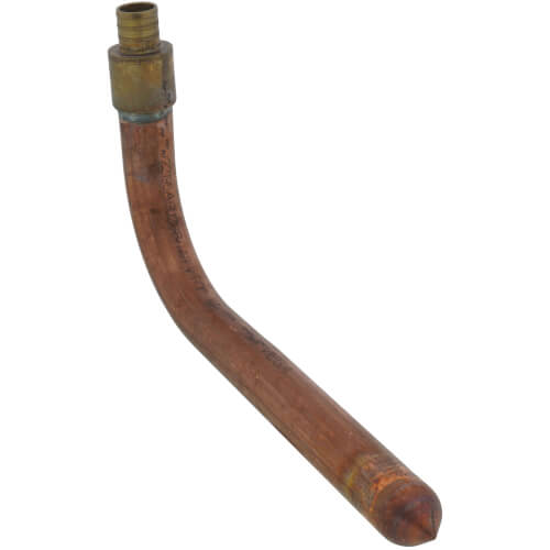 Main product image of 3/4" PureFlow PEX Crimp Copper Stub-Out Elbow (3-1/2" x 8")
