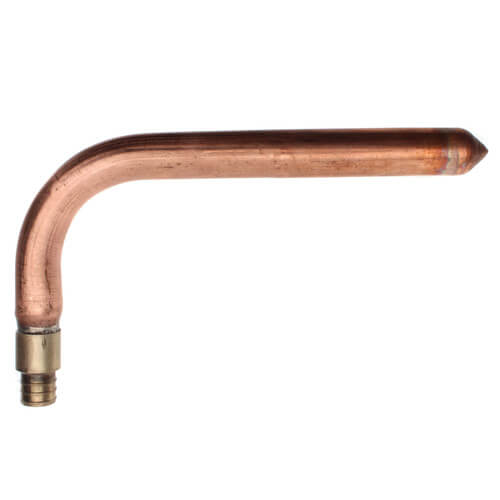 44240 Viega 44240 3/4" PureFlow PEX Crimp Copper StubOut Elbow (31/2" x 8")