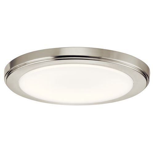 Main product image of Zeo 4000K LED 10" Round Flush Mount Downlight (Brushed Nickel)