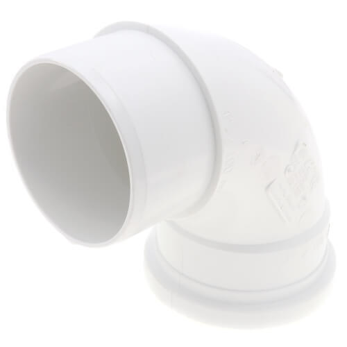 Main product image of 4" PVC SDR 35 1/4 Bend 90° Elbow, Street (Spigot x G)