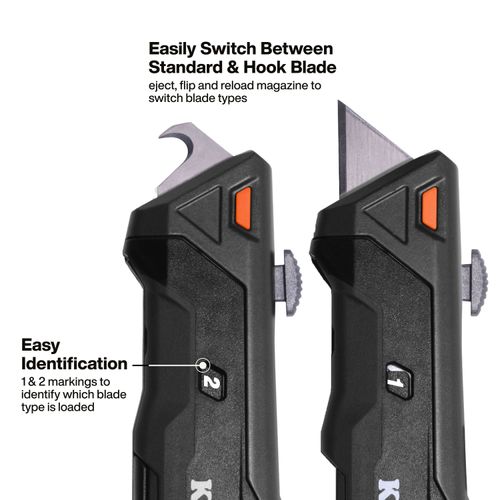 Main product image of Auto-Loading Retractable Dual Knife, 44308