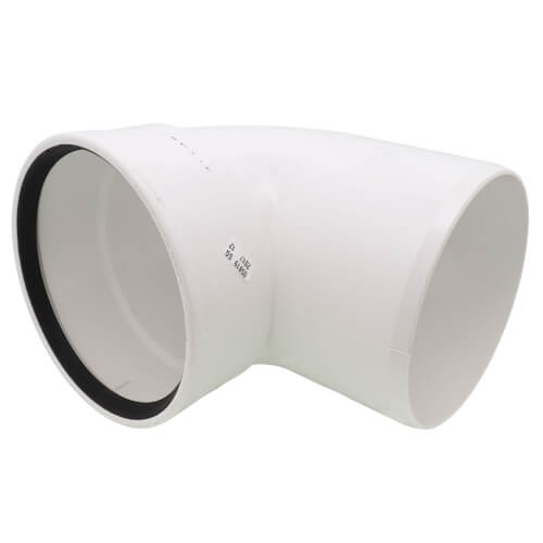 Main product image of 8" PVC SDR 35 1/4 Bend 90° Elbow, Street (Spigot x G)