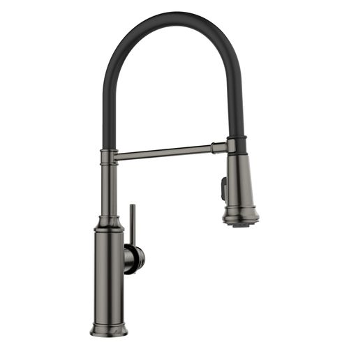 Main product image of Empressa Semi-Pro Pull-Down Dual-Spray Kitchen Faucet, 1.5 GPM - Satin Dark Steel, 443264