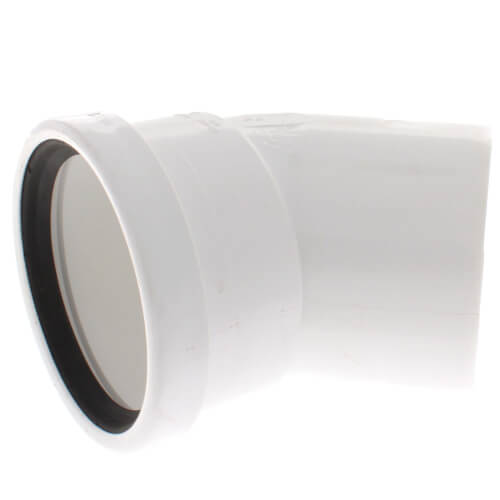 Main product image of 4" PVC SDR 35 1/8 Bend 45° Elbow, Street (Spigot x G)