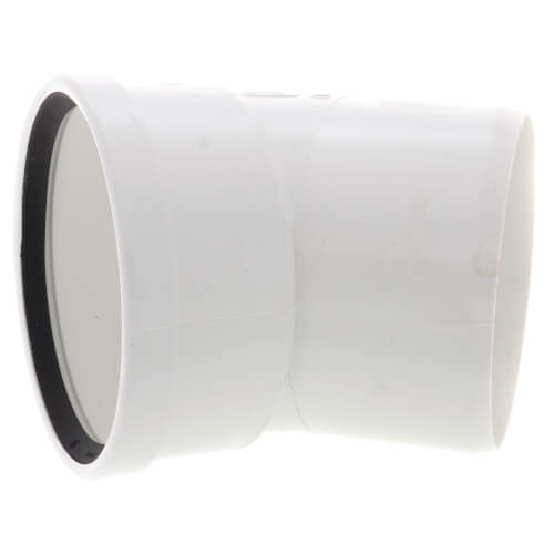 Main product image of 6" PVC SDR 35 1/8 Bend 45° Elbow, Street (Spigot x G)