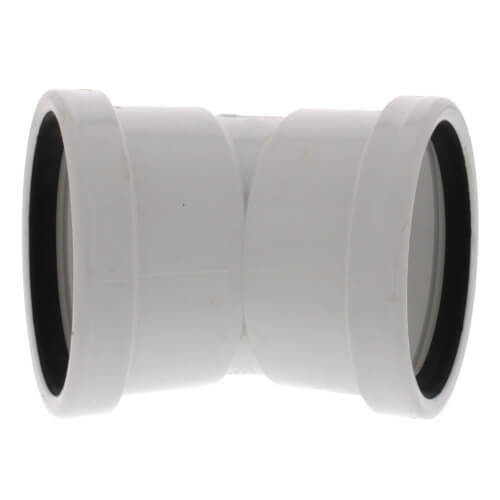 Main product image of 12" PVC SDR 35 1/8 Bend 45° Elbow (G x G)