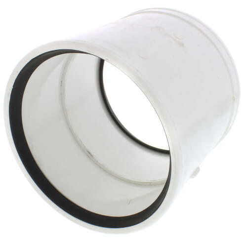 Main product image of 8" PVC SDR 35 Coupling w/ Stop (G x G)