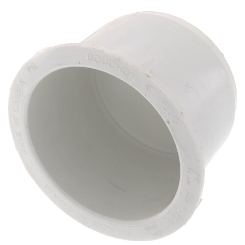 Main product image of 4" PVC SDR 35 Plug (Spigotted)
