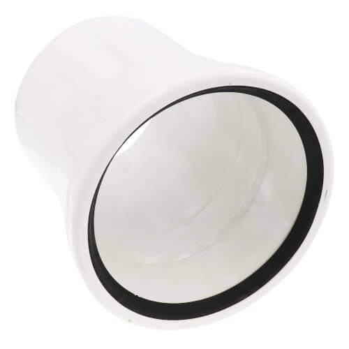 Main product image of 6" PVC SDR 35 1/16 Bend 22.5° Elbow (Spigot x G)