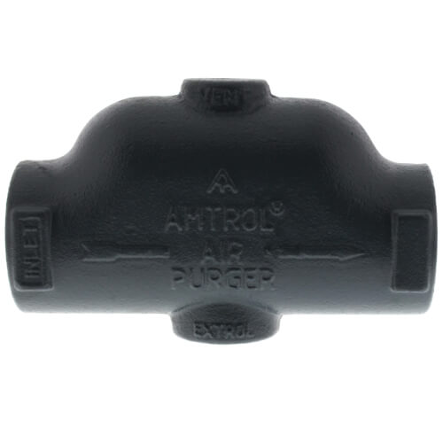 Main product image of 1-1/4" Air Purger, 1/8" Threaded Vent (125 PSI, Cast Iron)