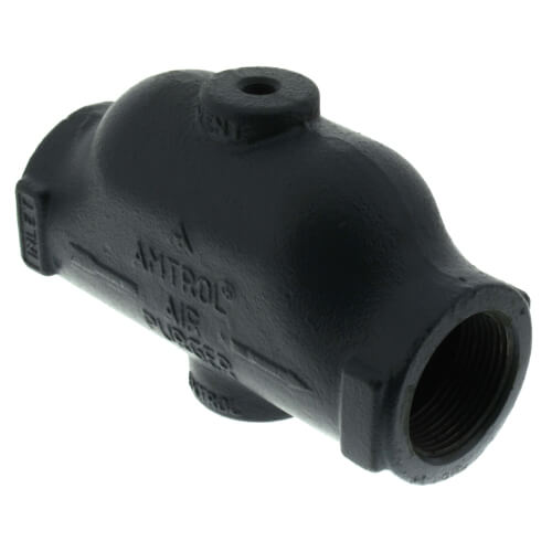Main product image of 1-1/4" Air Purger, 1/8" Threaded Vent (125 PSI, Cast Iron)
