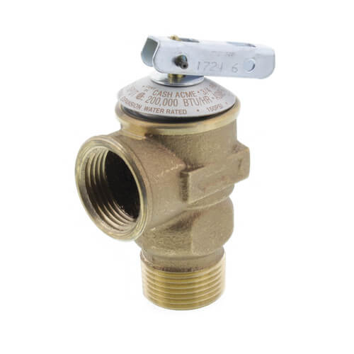 3/4" IPS Isolator E-X-P E2 Tankless Water Heater Service Valve Kit w/ 150 PSI Pressure Relief Valve (Lead Free)
