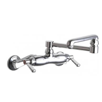 Main product image of 445 Series 2.2 GPM 13" Wall-Mounted Manual Sink Faucet w/Adjustable Centers, 445-DJ13E1ABCP
