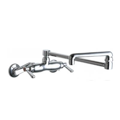 Main product image of 445 Series 1.5 GPM 18" Wall-Mounted Manual Sink Faucet w/Adjustable Centers, 445-DJ18E35ABCP