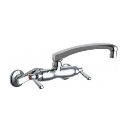 Main product image of 445 Series 1.5 GPM 8" L-Type Swing Wall-Mounted Manual Sink Faucet w/Adjustable Centers, 445-L8E35ABCP