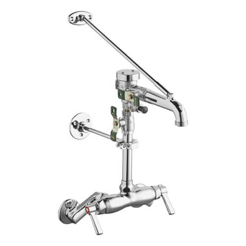 Main product image of 445 Series 2-3/8" Wall-Mounted Manual Sink Faucet w/ Adjustable Centers, 445-PVBCP