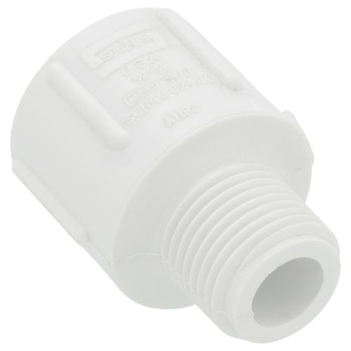 Main product image of 3/8" x 1/2" PVC Sch. 40 Male x Female Adapter