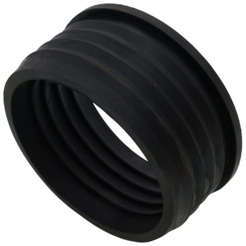 44U401 Fernco 44U401 4" Hub x Cast Iron SDR 35 Elastomeric PVC Donut