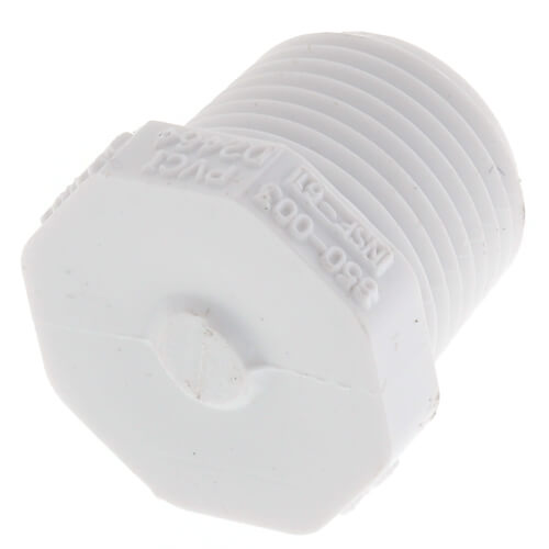 Main product image of 3/8" PVC Schedule 40 Male Threaded Plug