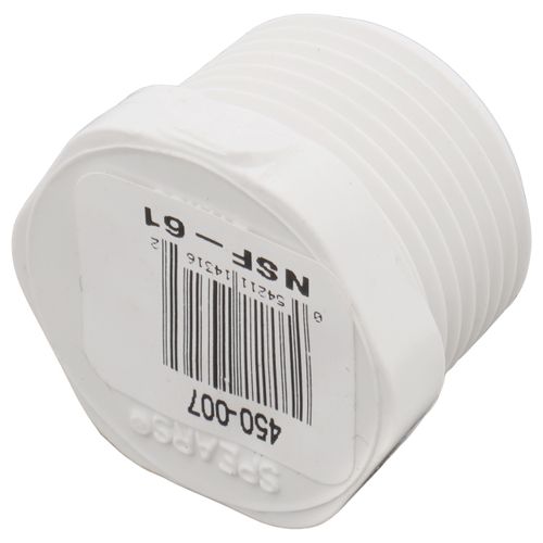 Main product image of 3/4" PVC Schedule 40 Male Threaded Plug