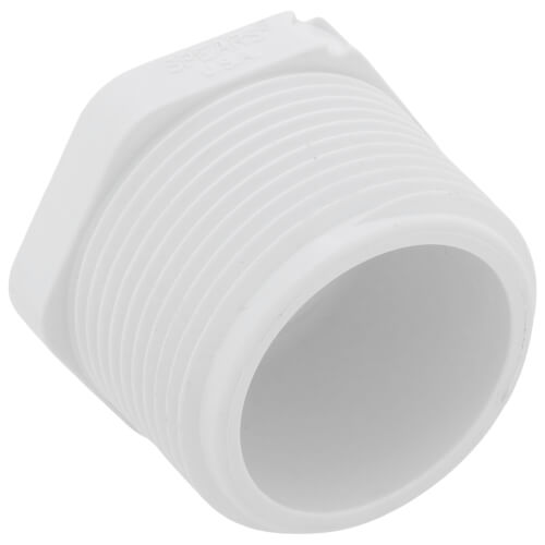 Main product image of 1-1/4" PVC Schedule 40 Male Threaded Plug