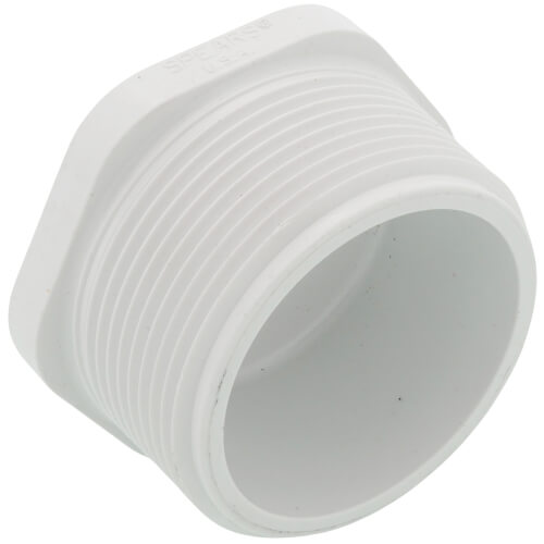 Main product image of 2-1/2" PVC Schedule 40 Male Threaded Plug