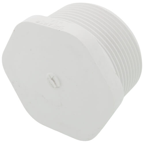 Main product image of 2-1/2" PVC Schedule 40 Male Threaded Plug