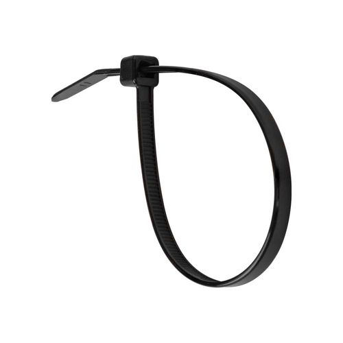 Main product image of 7-3/4" Cable Zip Ties, 50-lbs. Tensile, Black (Pack of 100)