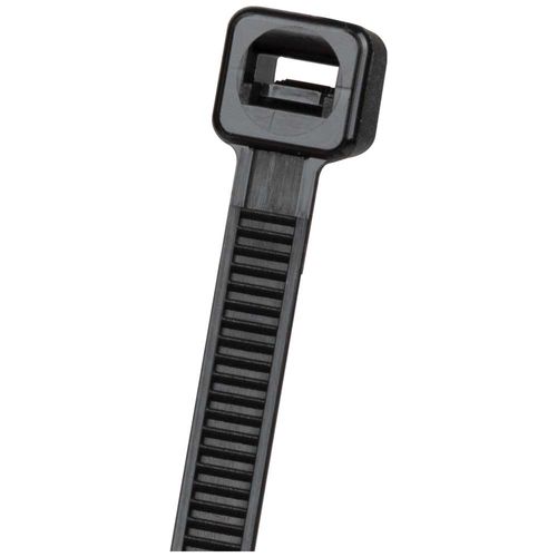 Main product image of 7-3/4" Cable Zip Ties, 50-lbs. Tensile, Black (Pack of 100)