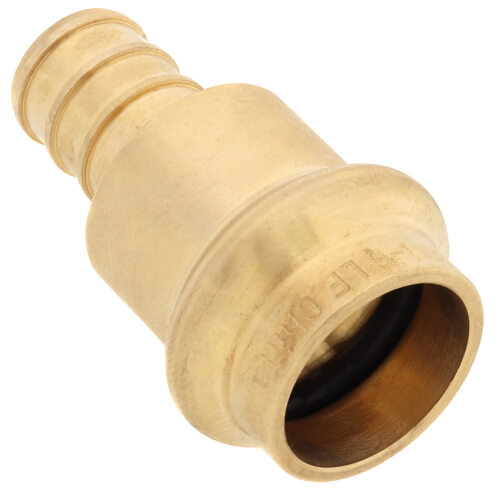Main product image of 1/2" PEX Crimp x Copper Press Brass Adapter (Lead Free)