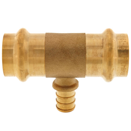 Main product image of 3/4" x 3/4" x 1/2" Press x Press x PEX Crimp Tee